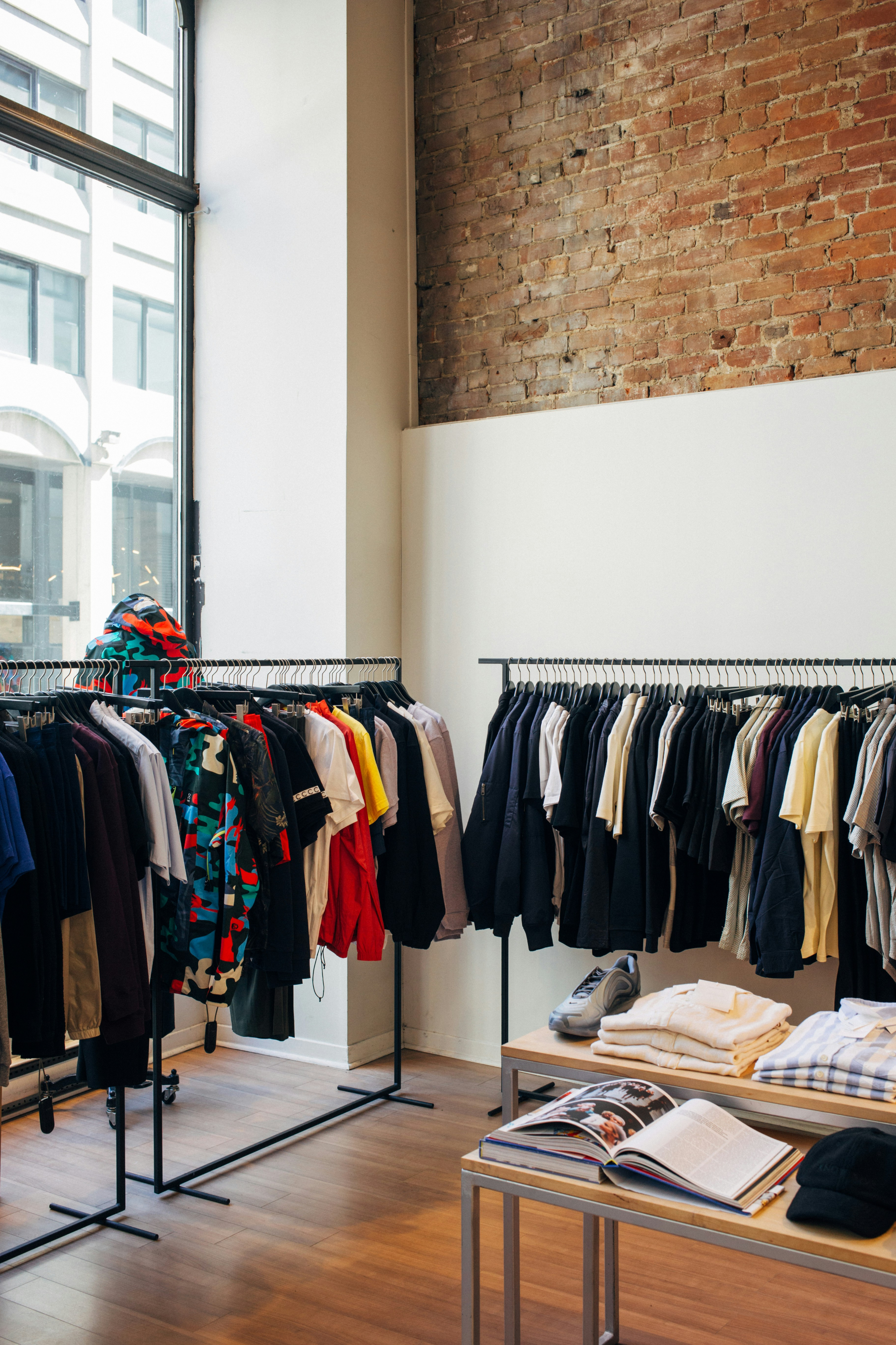 Clothing store article cover